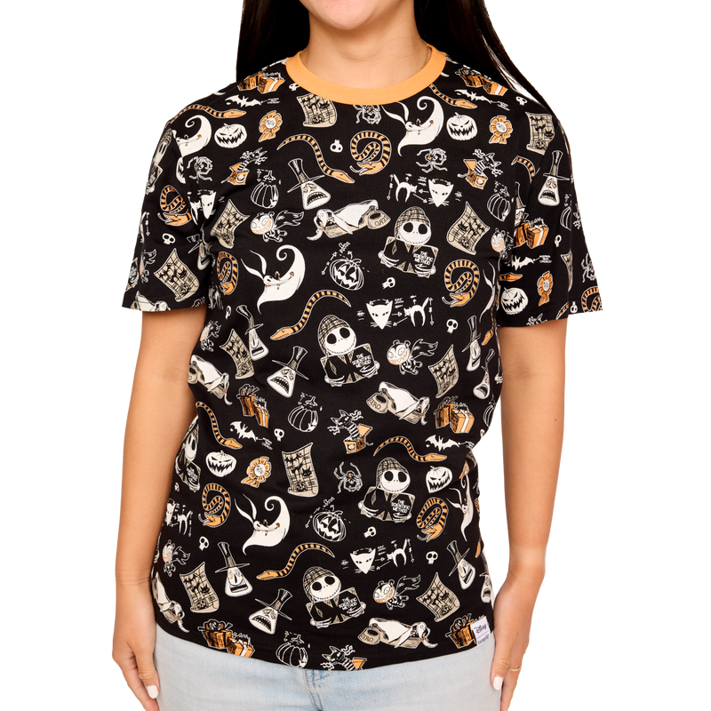 The Nightmare Before Christmas All-Over Print Unisex Tee The Nightmare Before Christmas All-Over Print Unisex Tee